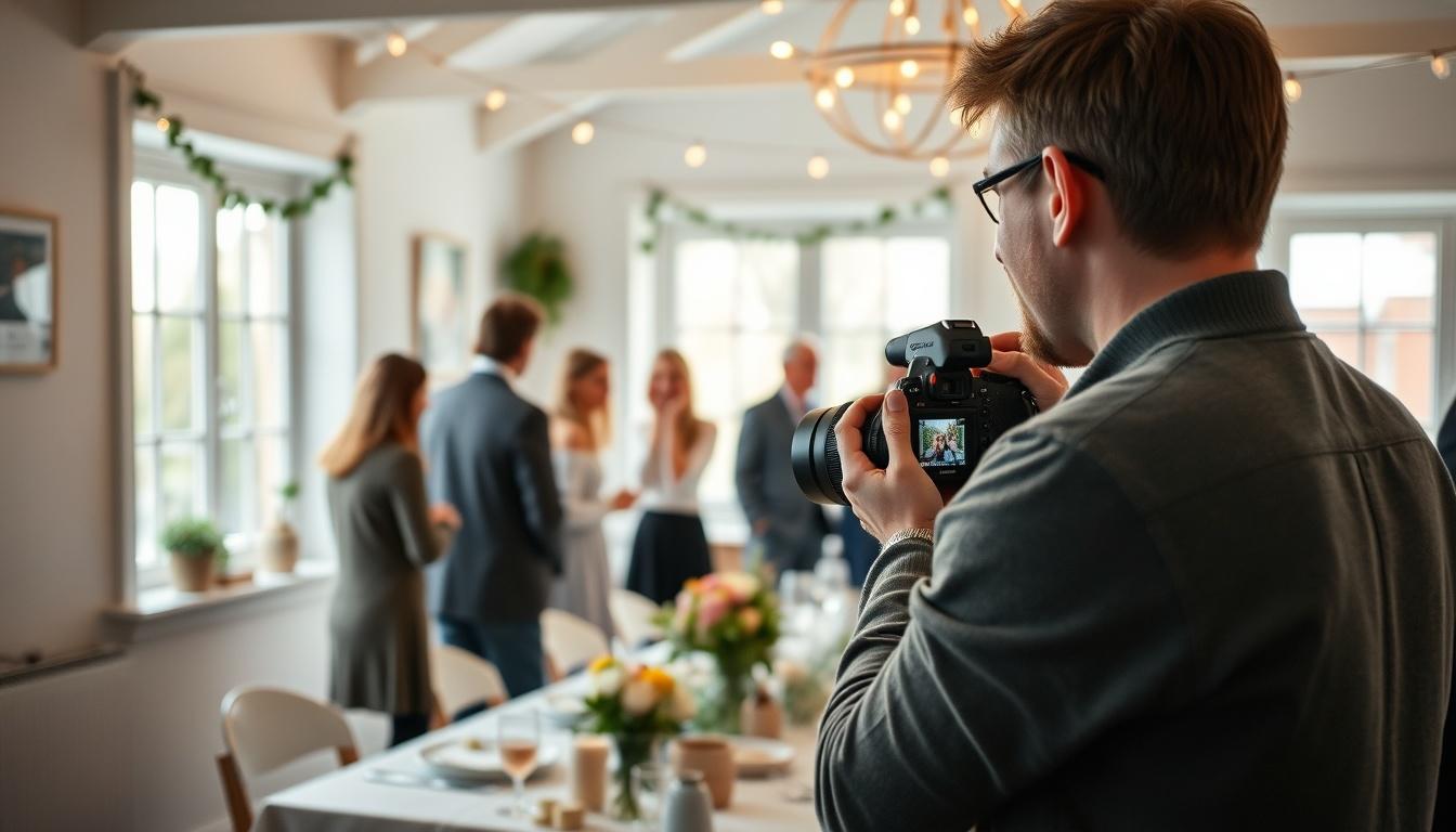 How to plan a focused event shoot